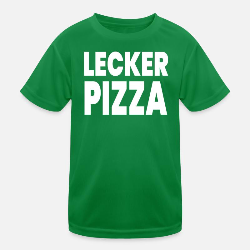 Pizza Kinder Funktions-T-Shirt