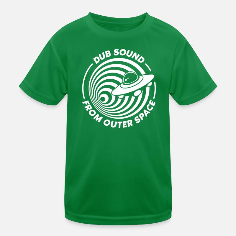 Dub Space UFO Vortex Kids Functional T-Shirt