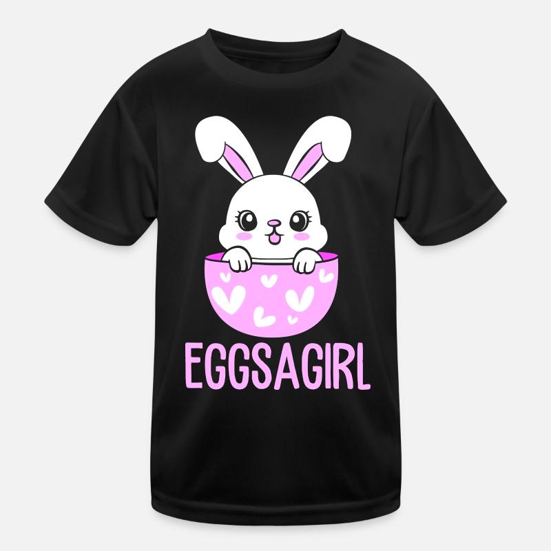 Werdende Mutter Ostern Gender Reveal Kinder Funktions-T-Shirt