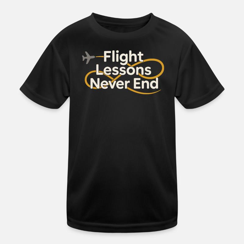 Flight Instructor Cfi Pilot Aviation Instructor Kids Functional T-Shirt