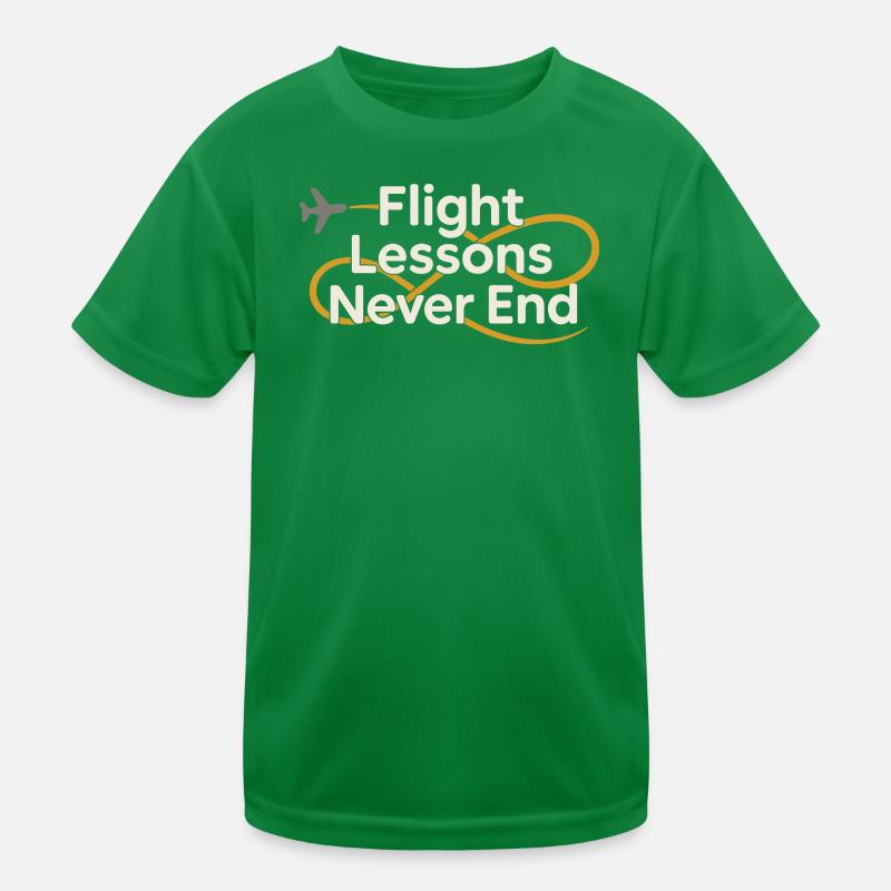 Fluglehrer Cfi Pilot Luftfahrtlehrer Kinder Funktions-T-Shirt