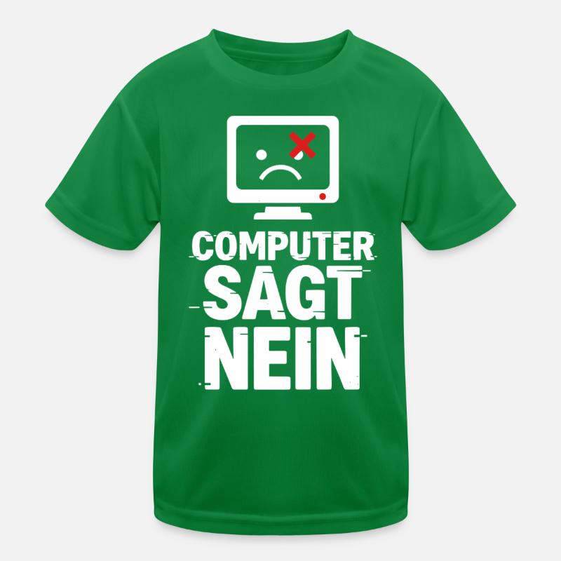 Computer Says No Meme Kids Functional T-Shirt