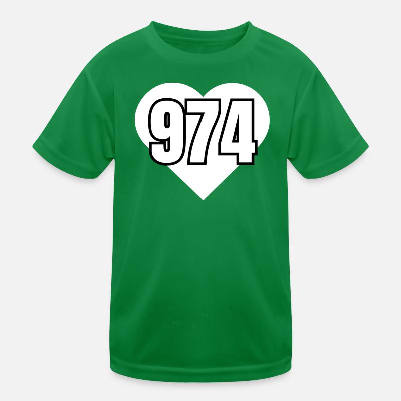 Core 974 Numerisch in Zahlen Kinder Funktions-T-Shirt