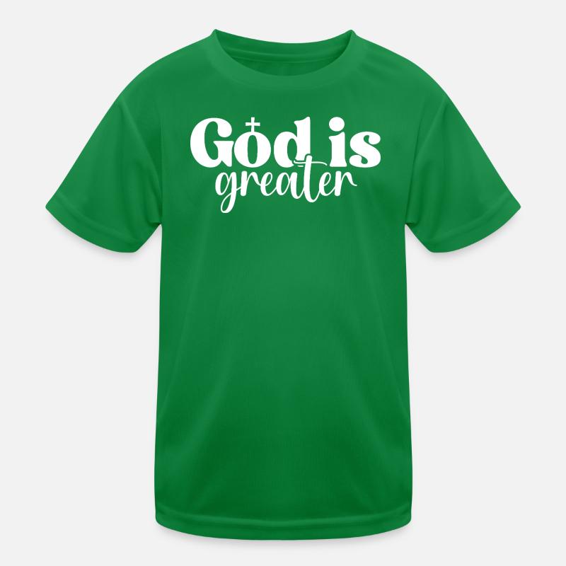 Dieu est plus grand T-shirt sport Enfant