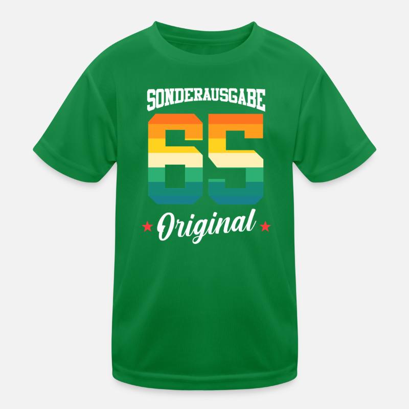 65 Anniversaire T-shirt sport Enfant