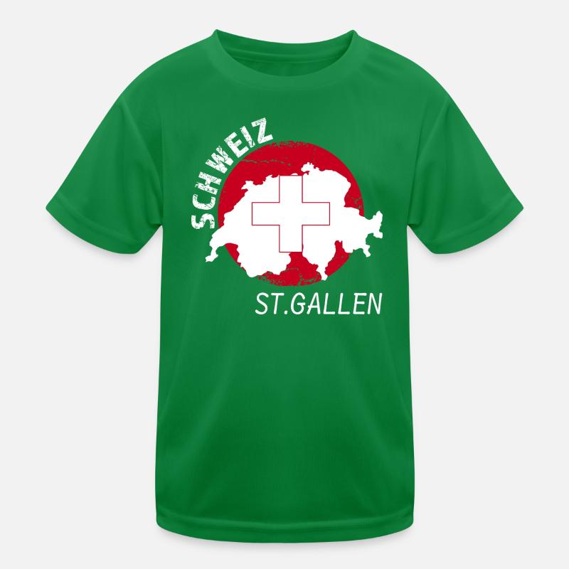 St. Gallen Kinder Funktions-T-Shirt