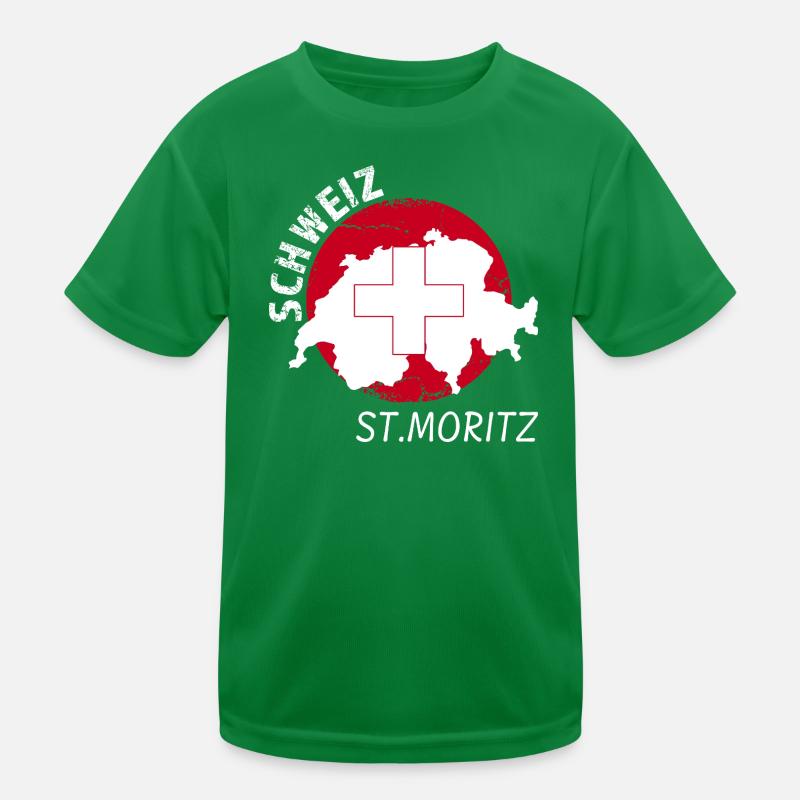 St. Moritz Kinder Funktions-T-Shirt