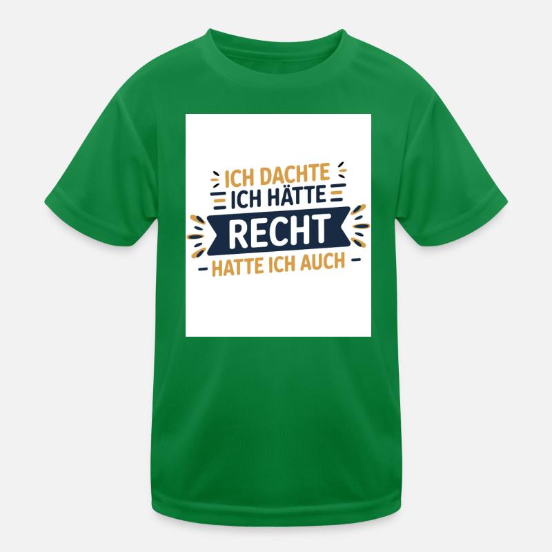 I thought I was right – I was! Kids Functional T-Shirt