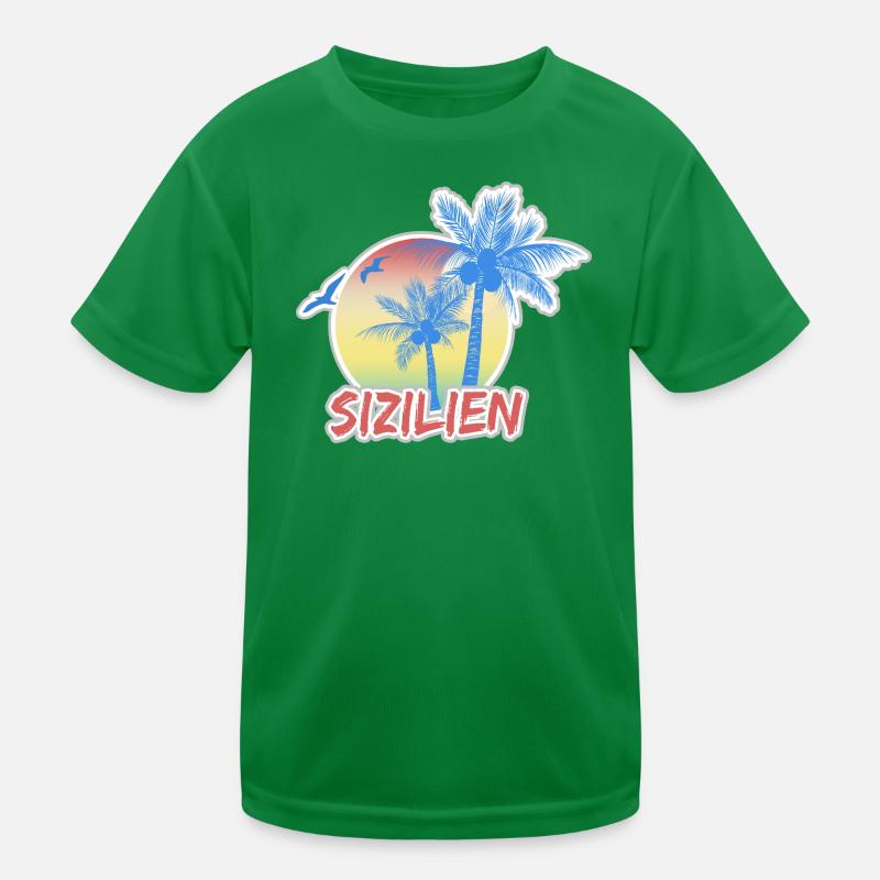 Sicily as a holiday Kids Functional T-Shirt