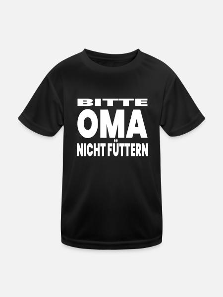 granny - Kids Functional T-Shirt - black - Front