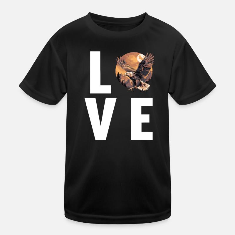 Adler Kinder Funktions-T-Shirt
