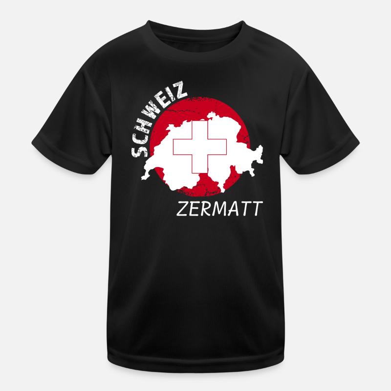 Zermatt Kinder Funktions-T-Shirt