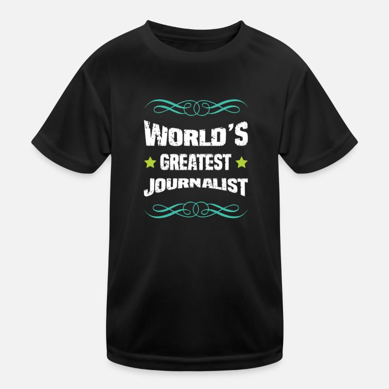 Weltbester Journalist Kinder Funktions-T-Shirt