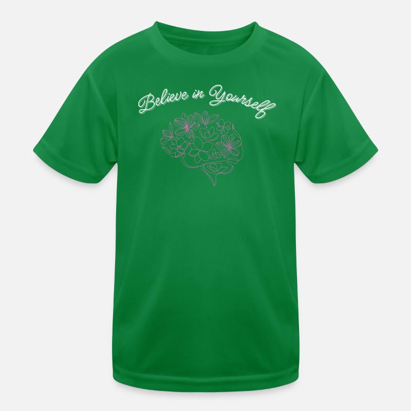 Glaube an dich Kinder Funktions-T-Shirt