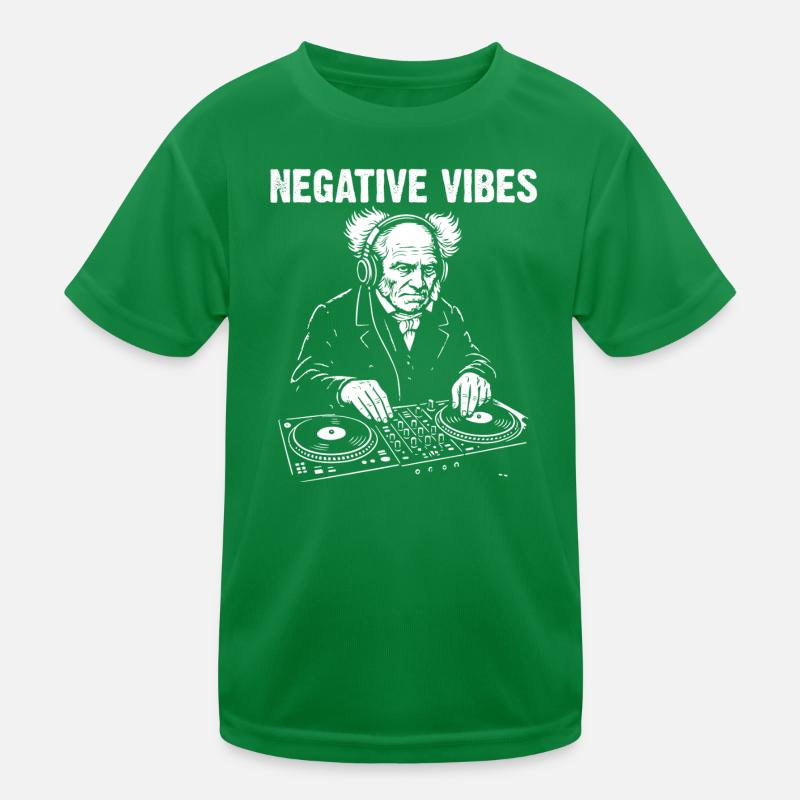 Negative Vibes par DJ Schopenhauer T-shirt sport Enfant