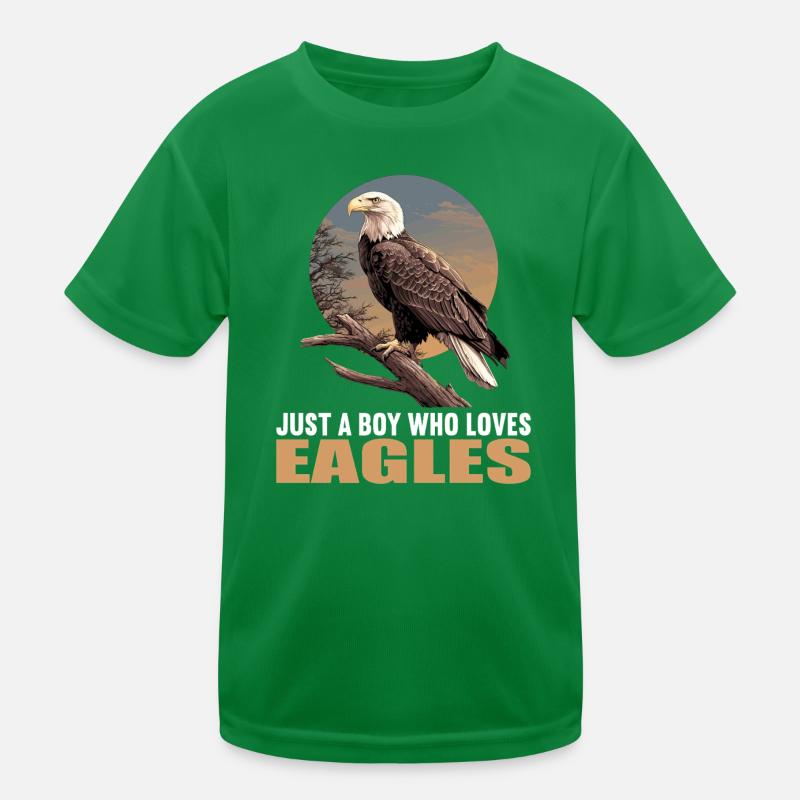 Adler Kinder Funktions-T-Shirt