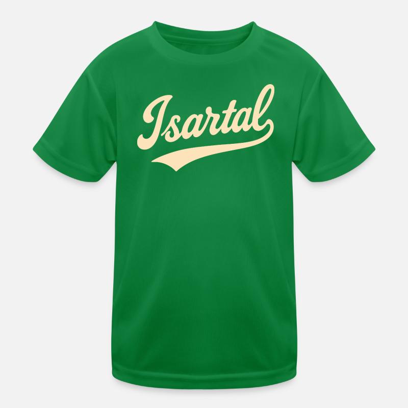 Isar Valley lettering Kids Functional T-Shirt