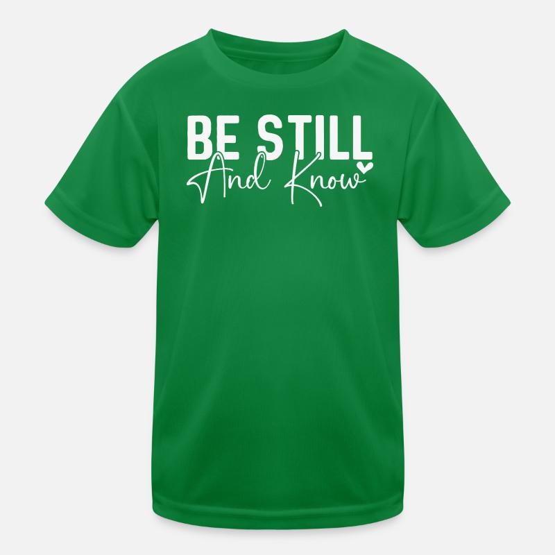Restez tranquille et sachez T-shirt sport Enfant