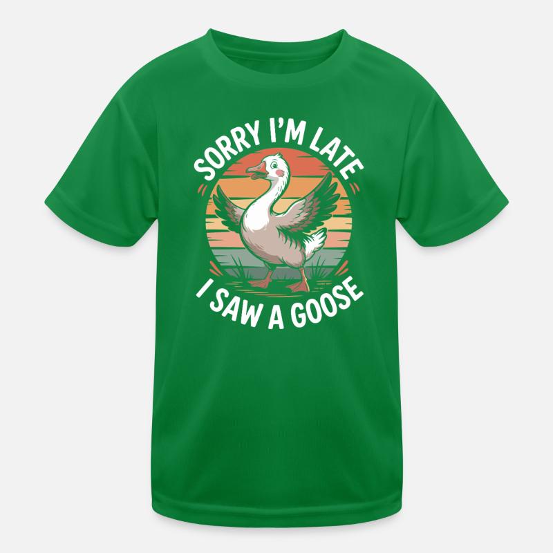 Gänsewitz Rétro Coucher de soleil T-shirt sport Enfant