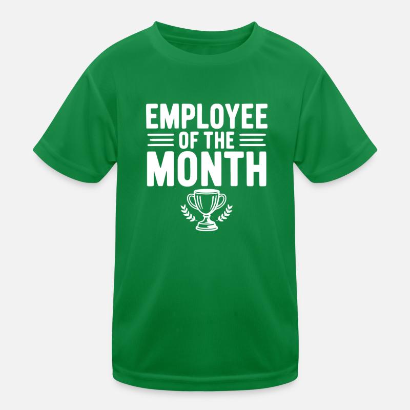 Mitarbeiter des Monats Kinder Funktions-T-Shirt