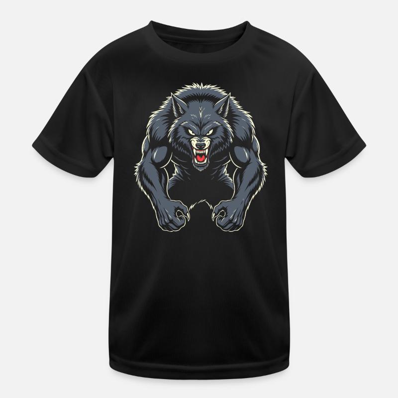 Werwolf Kinder Funktions-T-Shirt