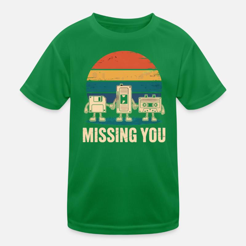 Cassette VHS Floppy Disc Floppy Disk Retro Kids Functional T-Shirt