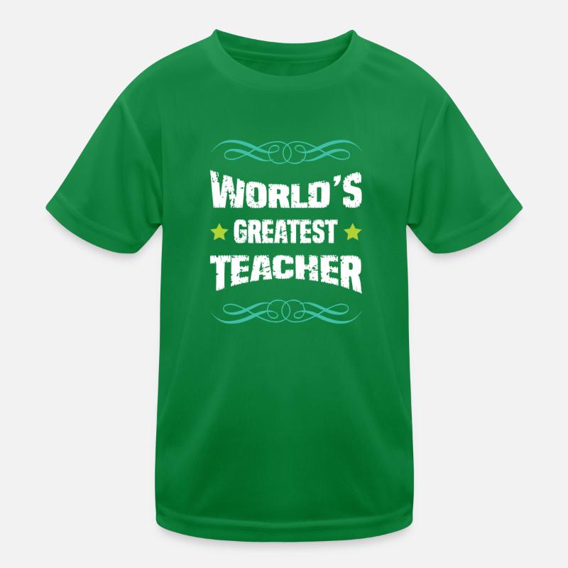 Weltbester Lehrer Kinder Funktions-T-Shirt