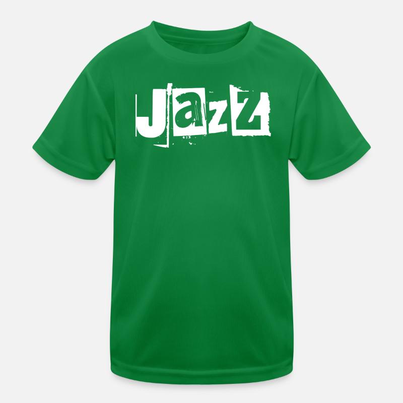 Jazz Graffiti Bold Vibe Kinder Funktions-T-Shirt