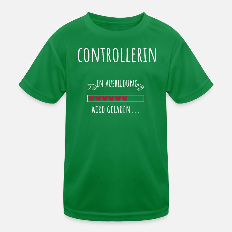 Controlling Studium Beruf Ausbildung Controllerin Kinder Funktions-T-Shirt