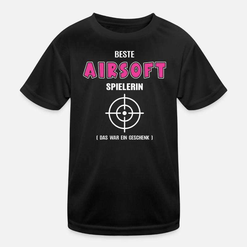 Best Airsoft Player Airsofter Airsoft Player Kids Functional T-Shirt