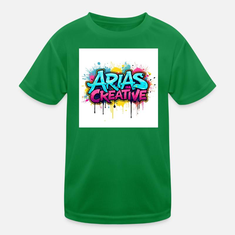 Aris Creative Graffiti Logo T-shirt sport Enfant