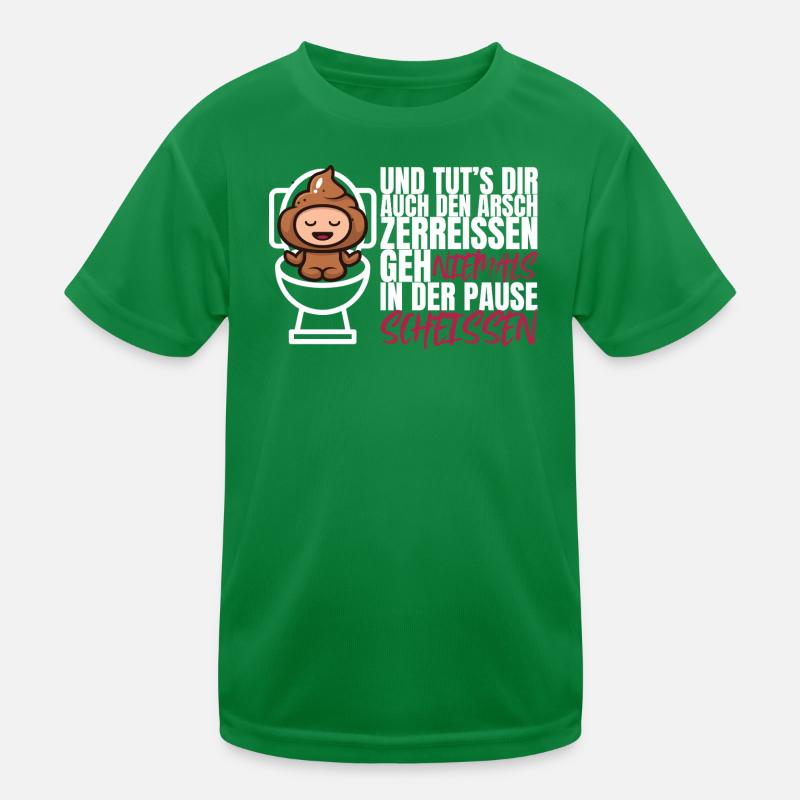 Never shit during the break – Funny saying Kids Functional T-Shirt