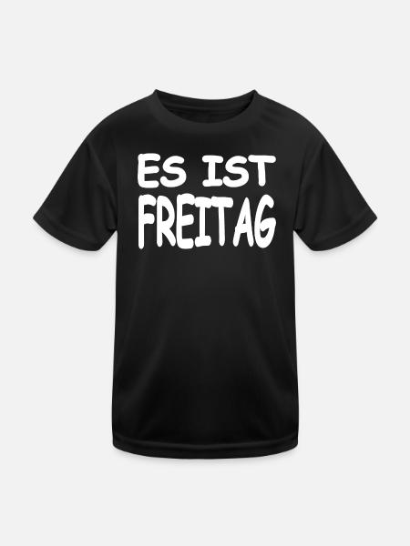 Friday - Kids Functional T-Shirt - black - Front