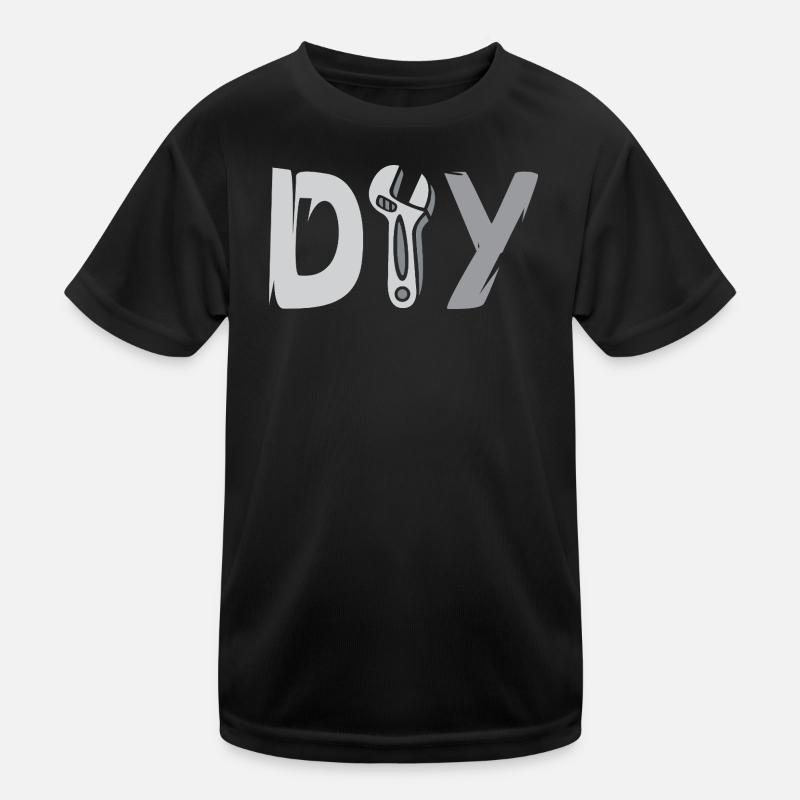 DIY Design – Tool Logo for DIY Hobbyists Kids Functional T-Shirt