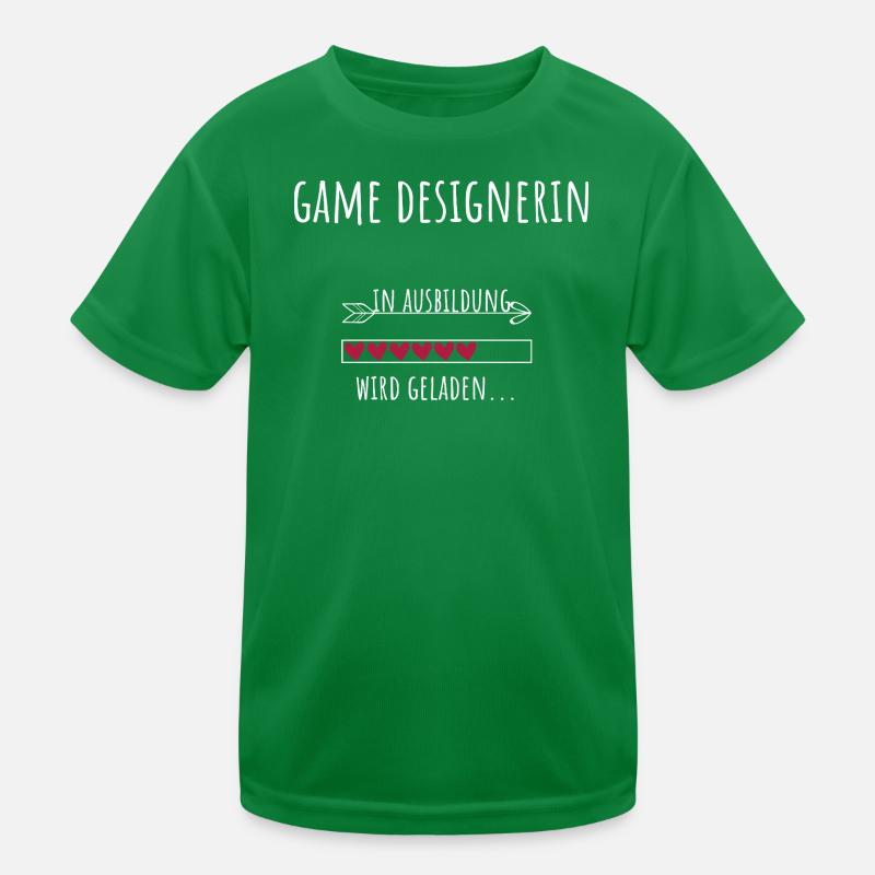 Game Design Studies Occupation Game Designer Kids Functional T-Shirt