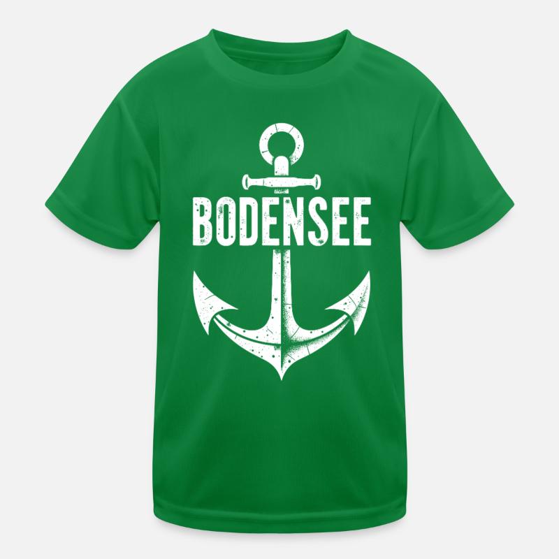 Bateau de vacances au lac de Constance T-shirt sport Enfant