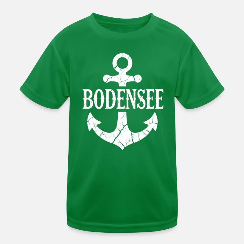 Bateau de vacances au lac de Constance T-shirt sport Enfant