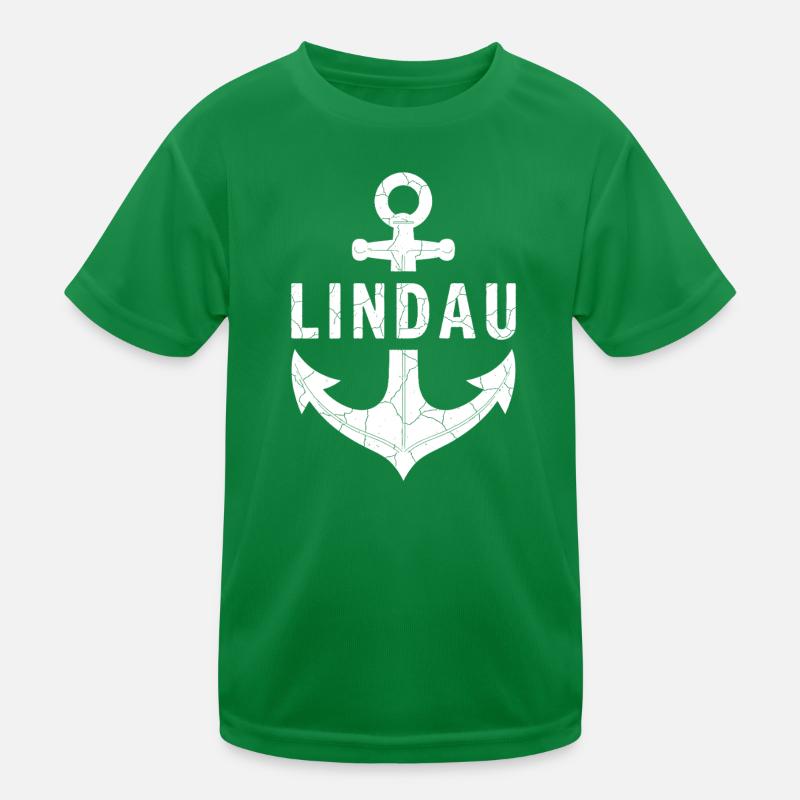 Point d’ancrage Lindau Lac de Constance T-shirt sport Enfant