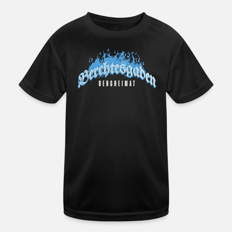 Berchtesgaden Bergheimat Fire Design Kids Functional T-Shirt