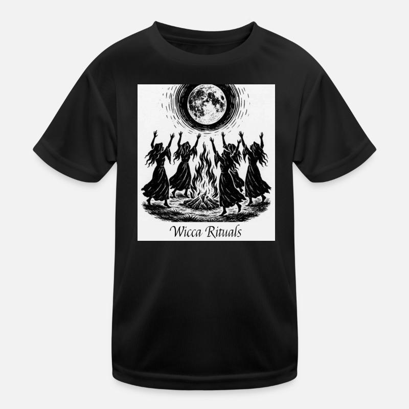 Wicca Rituals - Kids Functional T-Shirt - black