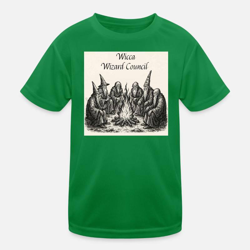 Wicca Wizard Rat Kinder Funktions-T-Shirt