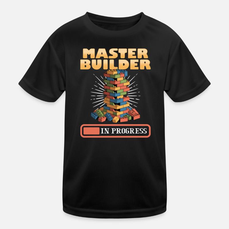 Building Blocks Kids Brick Builder Kinder Funktions-T-Shirt