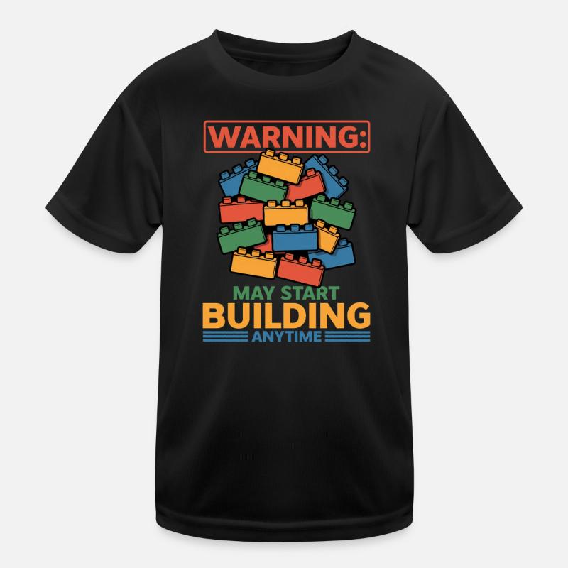 Building Blocks Kids Brick Builder Kinder Funktions-T-Shirt