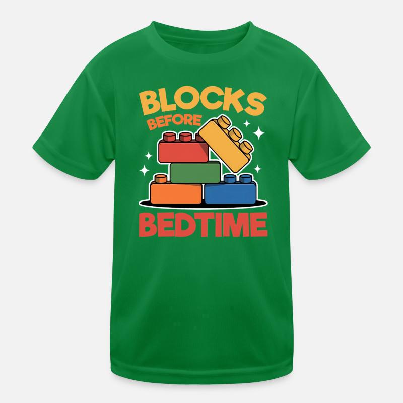 Building Blocks Kids Brick Builder Kinder Funktions-T-Shirt