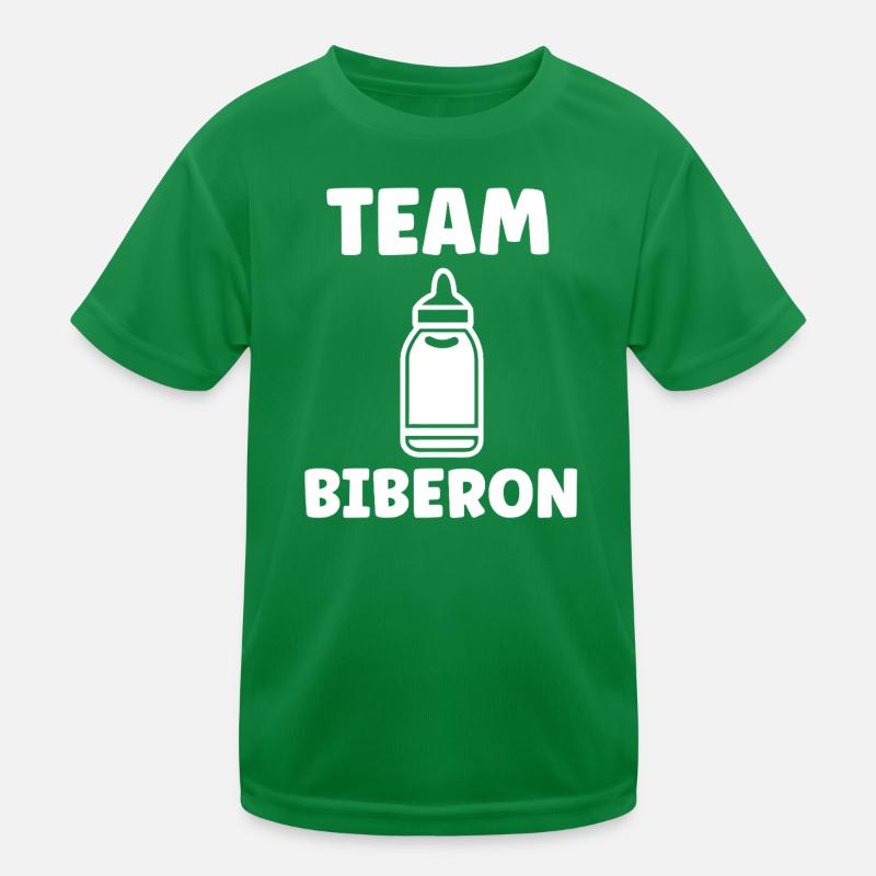 Team Flasche Kinder Funktions-T-Shirt