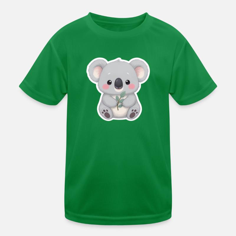 Koala Cutie avec étreinte de feuille T-shirt sport Enfant