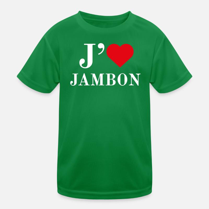 Ham Love Typografie Kinder Funktions-T-Shirt
