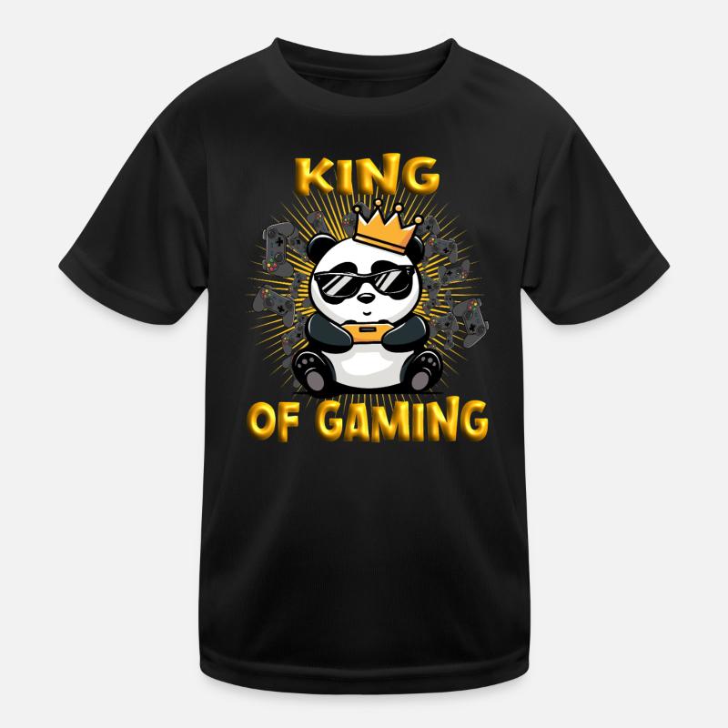 Roi du jeu vidéo - panda T-shirt sport Enfant