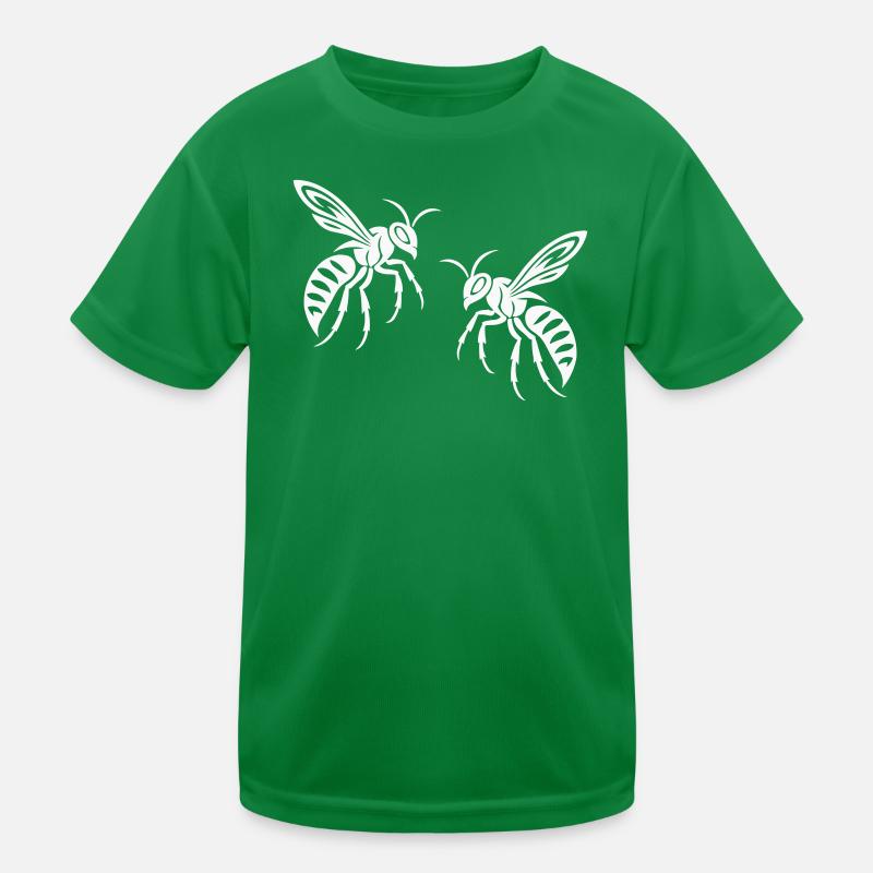 Bee Wasp Kids Functional T-Shirt