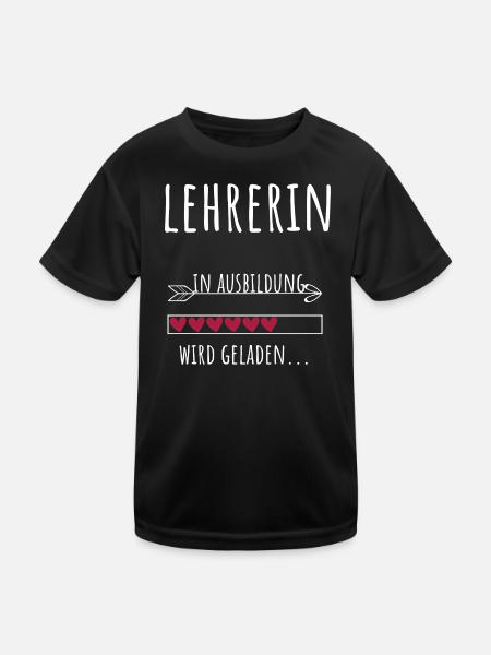 Teacher Training Student Profession Training Teacher - Kids Functional T-Shirt - black - Front